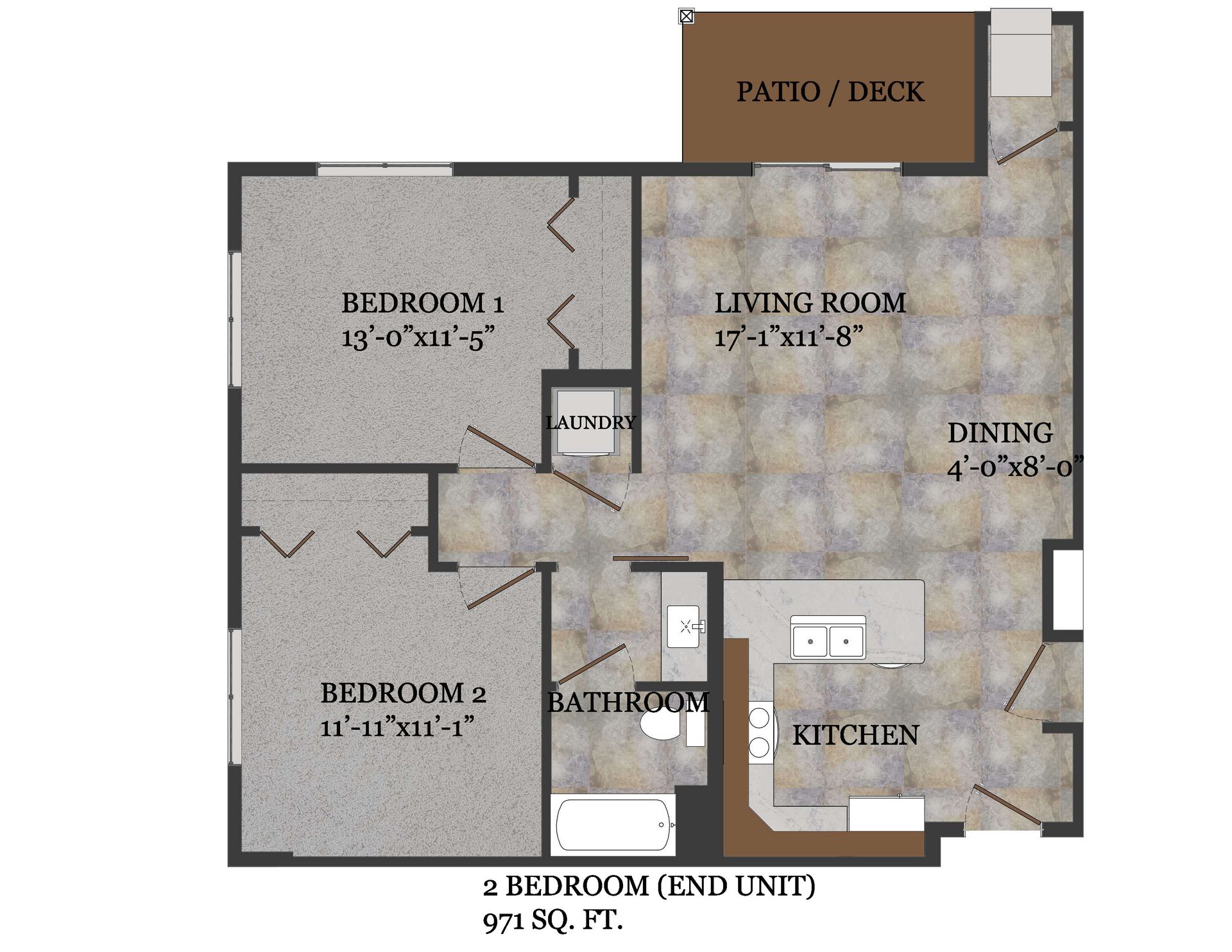 3 bedroom floor plan