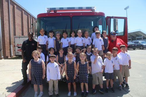 Fire Safety Training at Iberville Parish Schools