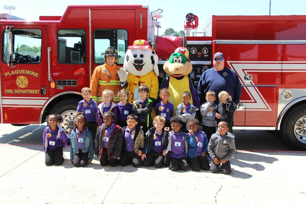Fire Safety Awareness Programs in Iberville Schools