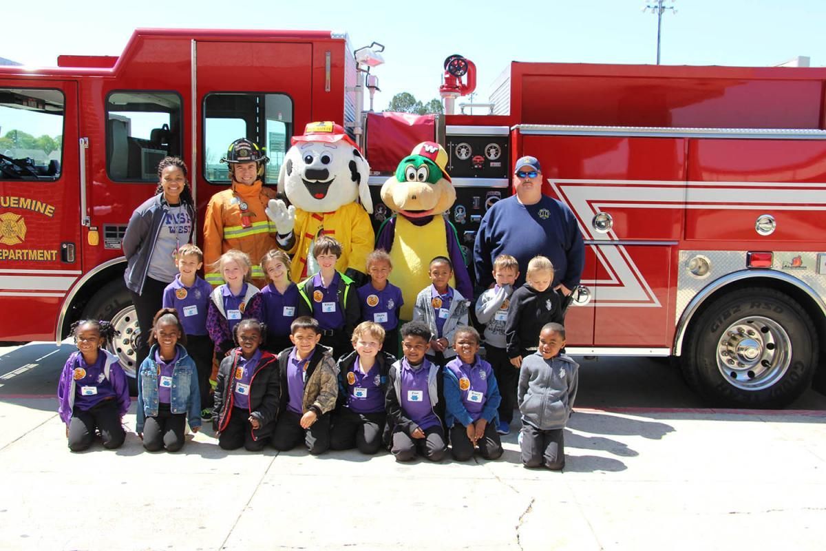 Fire Safety Awareness Programs in Iberville Schools