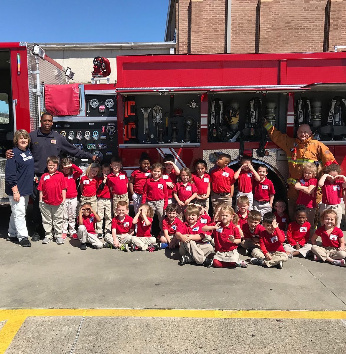 School Fire Safety Outreach in Iberville Parish
