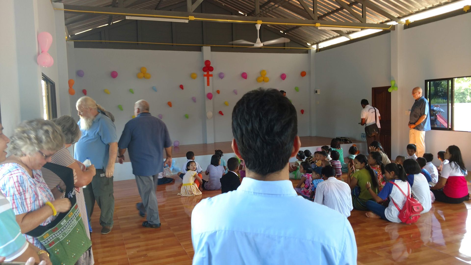 Thailand Mission trip - inside the Church we built!