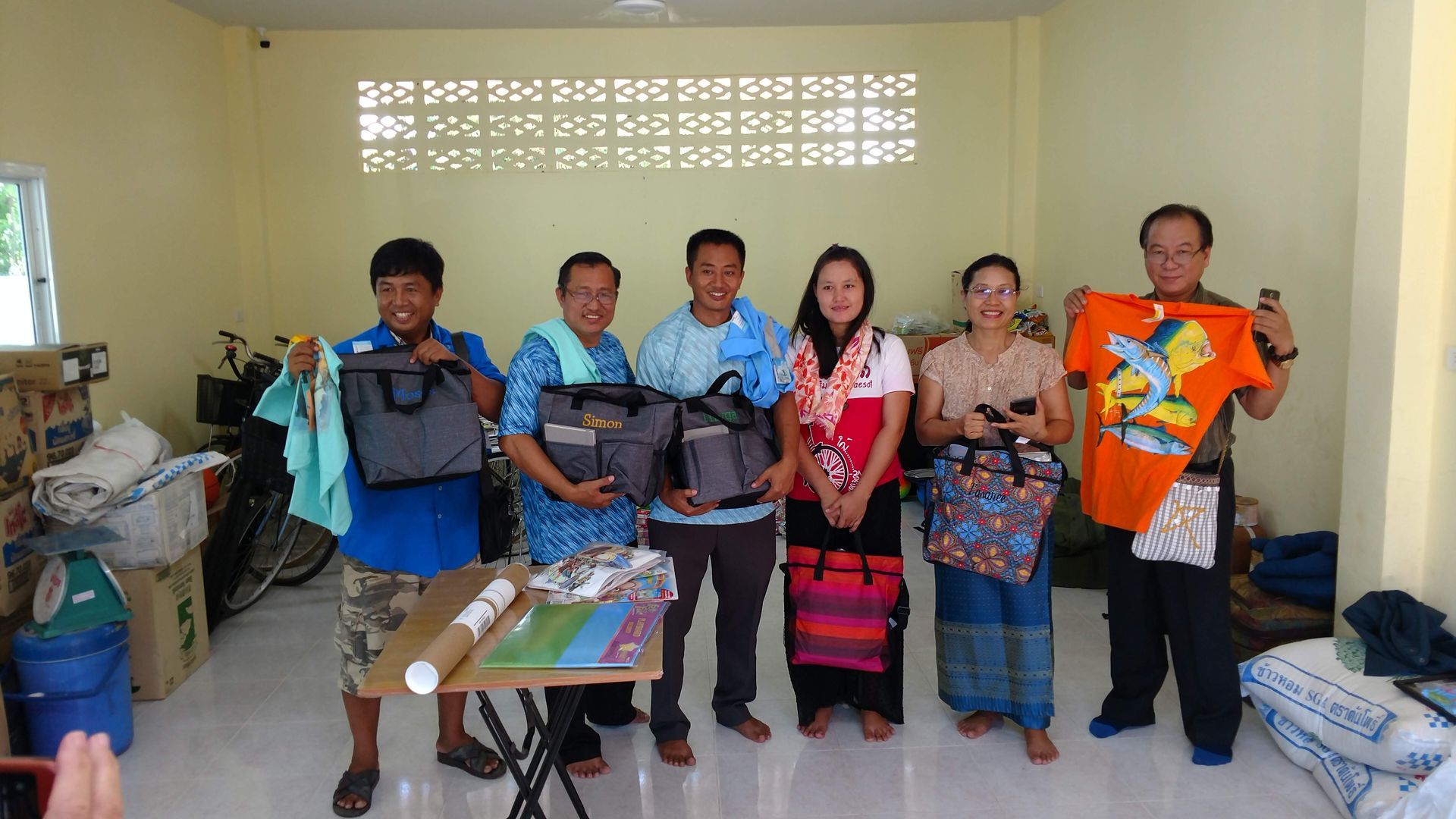 Thailand Mission trip - Moses, Simon, Noah Fish and his wife, Tasanee and her husband