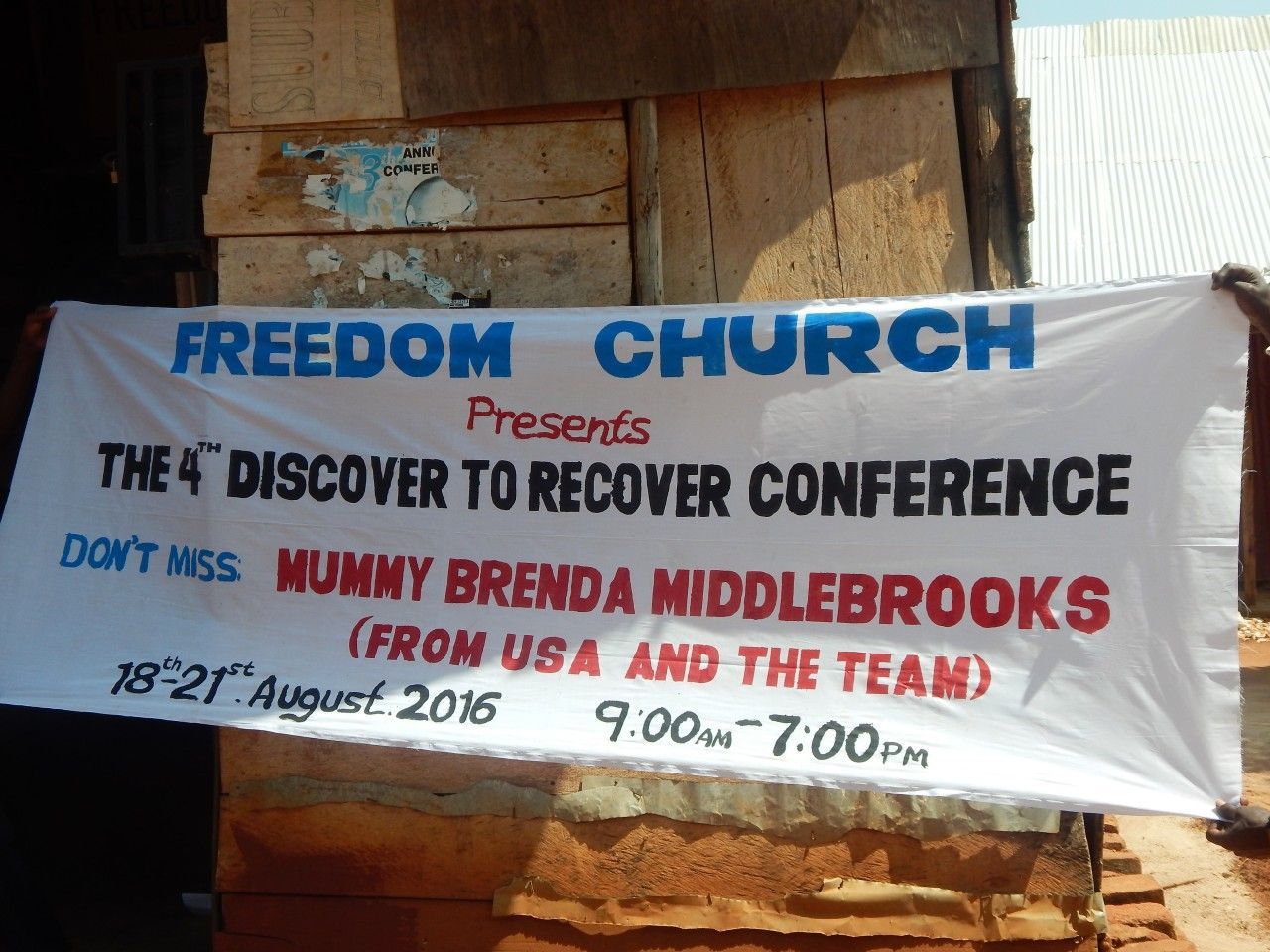 Freedom church banner - Snellville, GA - Abiding Community Church