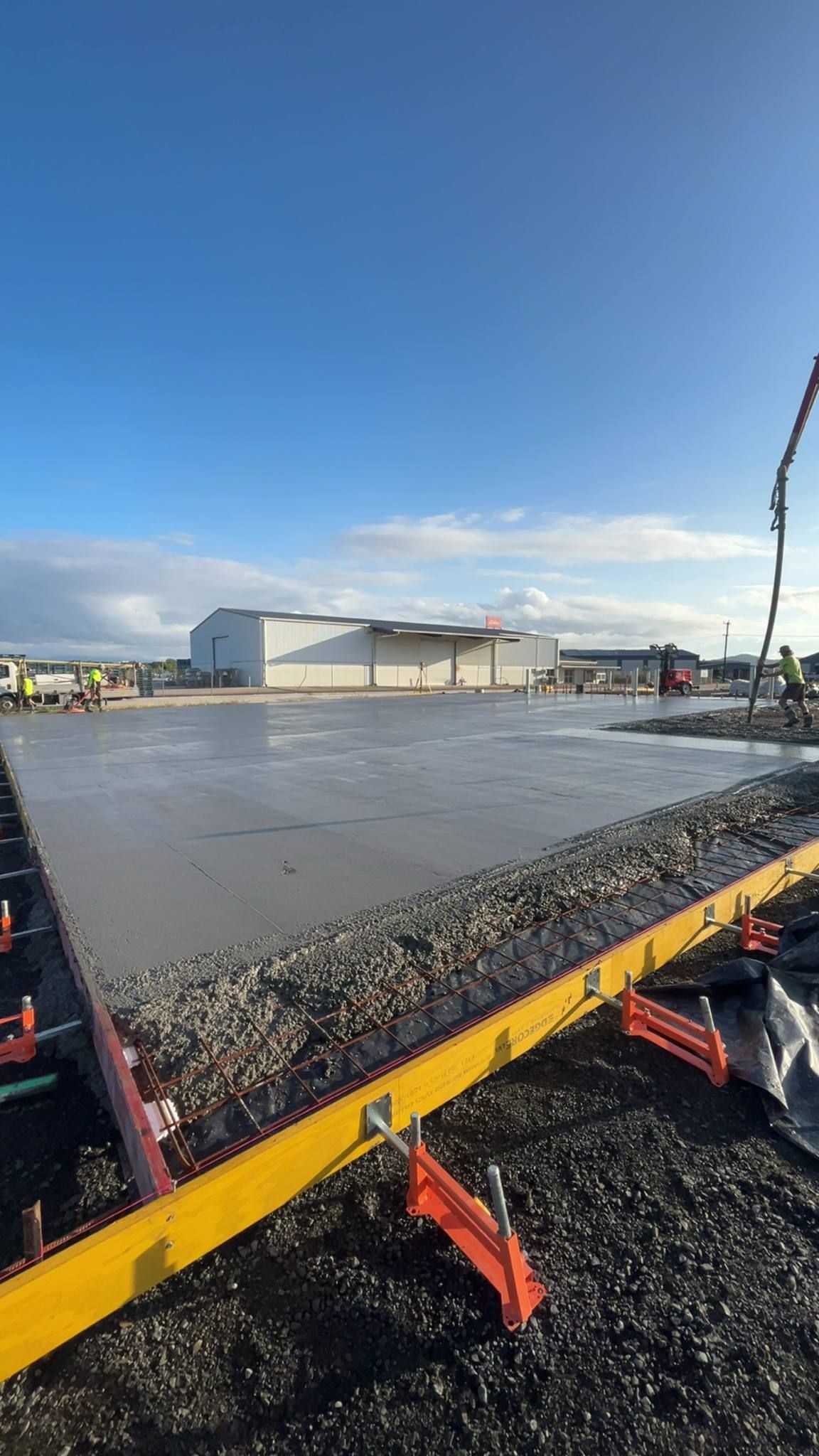 A Freshly poured Commercial Concrete slab— Core Concrete in Cairns, QLD