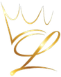 Gold crown above an elegant, stylized letter "L".