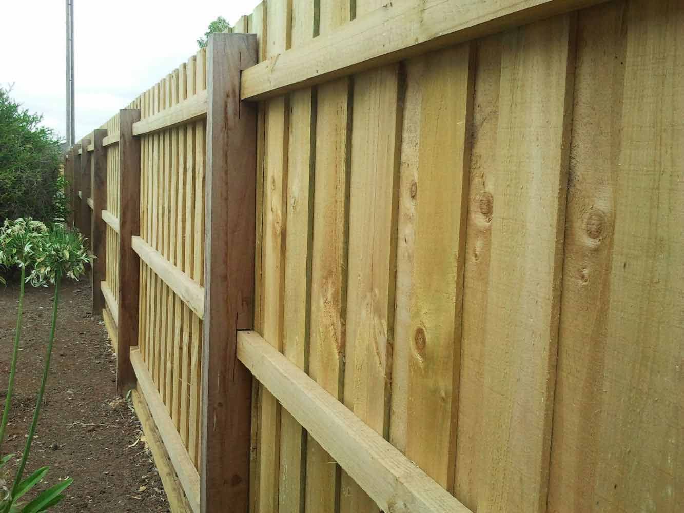 Wooden Fence Installation — Bacchus Marsh, VIC — Metro Fencing & Gates P/L