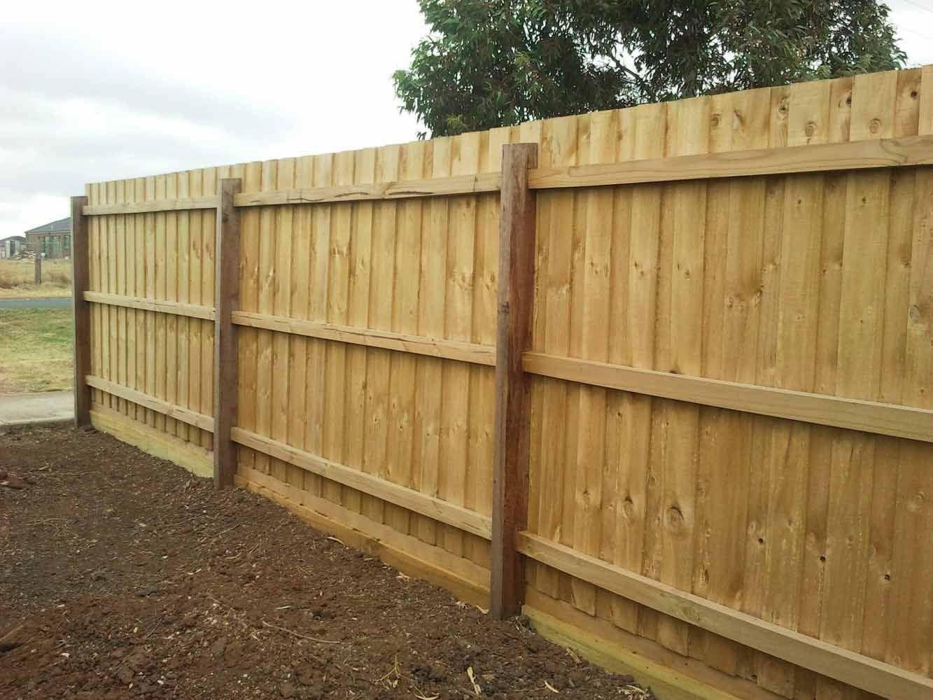 New Wooden Fence — Bacchus Marsh, VIC — Metro Fencing & Gates P/L