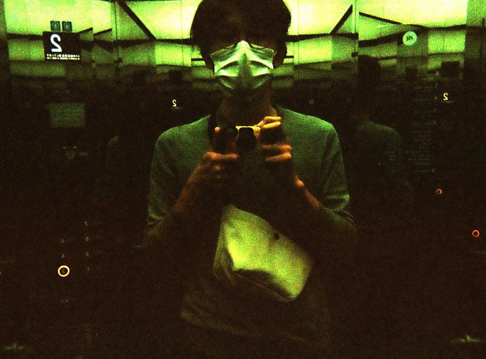Portrait of the Japanese contemporary artist Shin Masaharu 