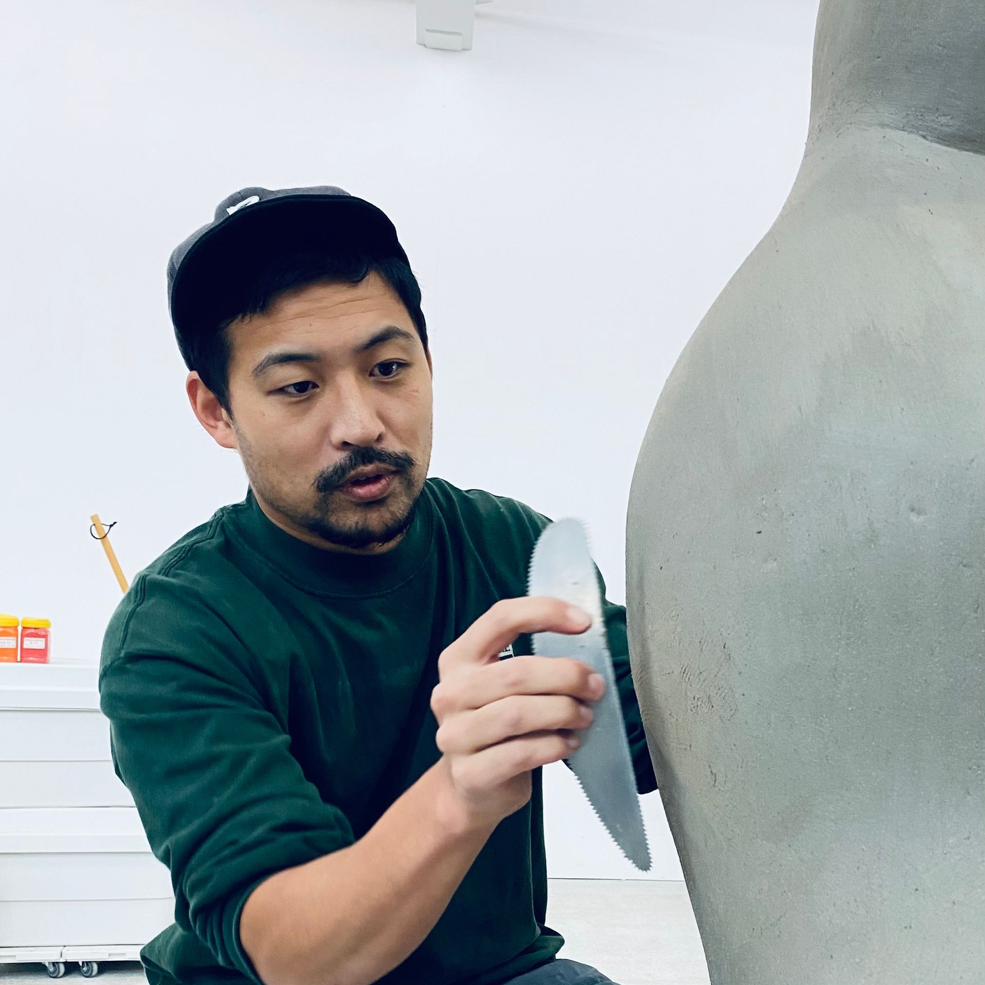 Portrait of the Japanese contemporary artist Takeshi Igawa