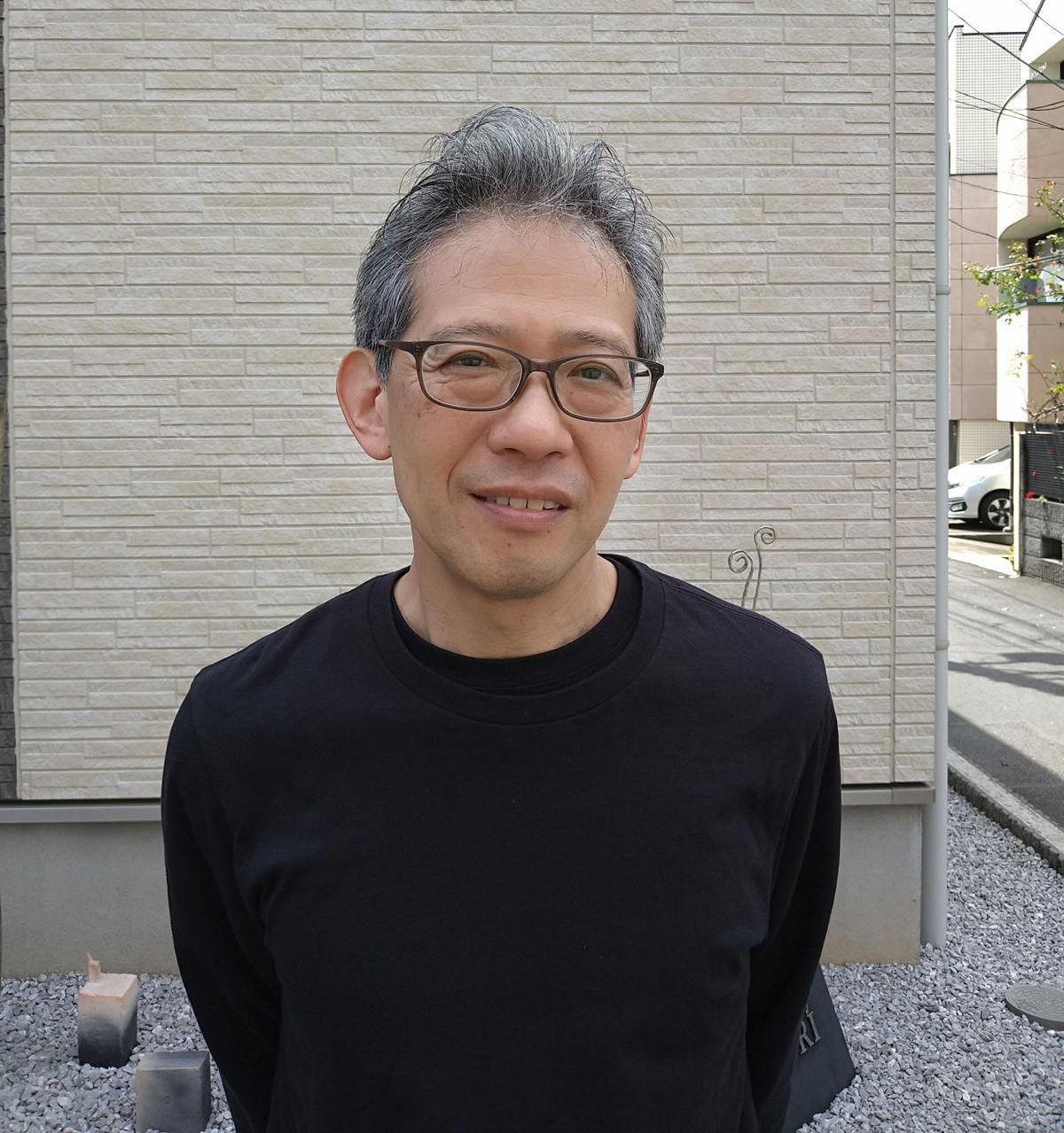 Portrait of the Japanese contemporary artist Susumu Takashima