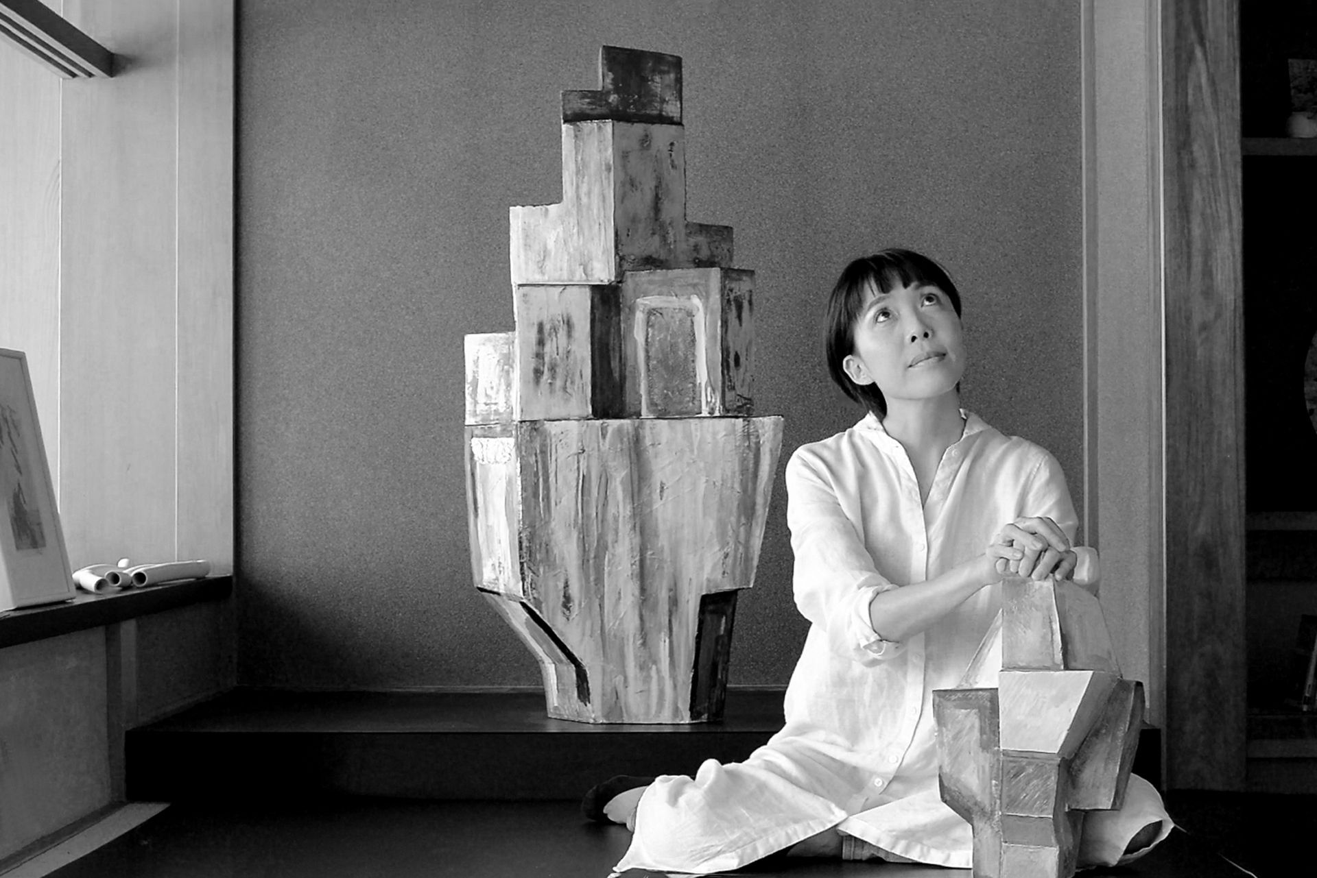 Portrait of contemporary Japanese artist Chisato Yasui