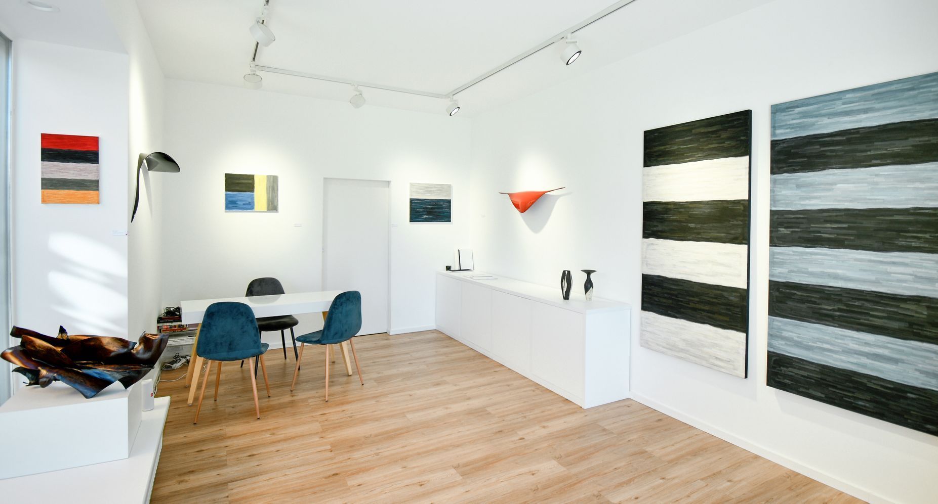 View of the Beyond the Wave exhibition