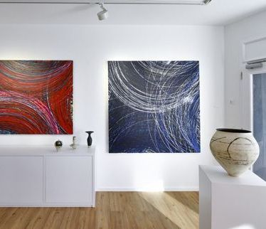 View of the Free Forms exhibition