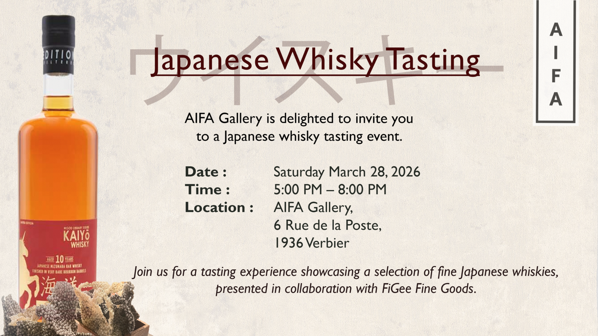 Japanese Whisky Tasting 