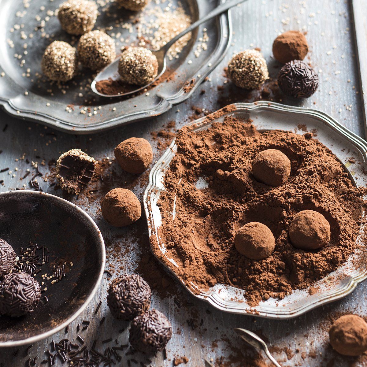 Food photography – Chocolate truffles