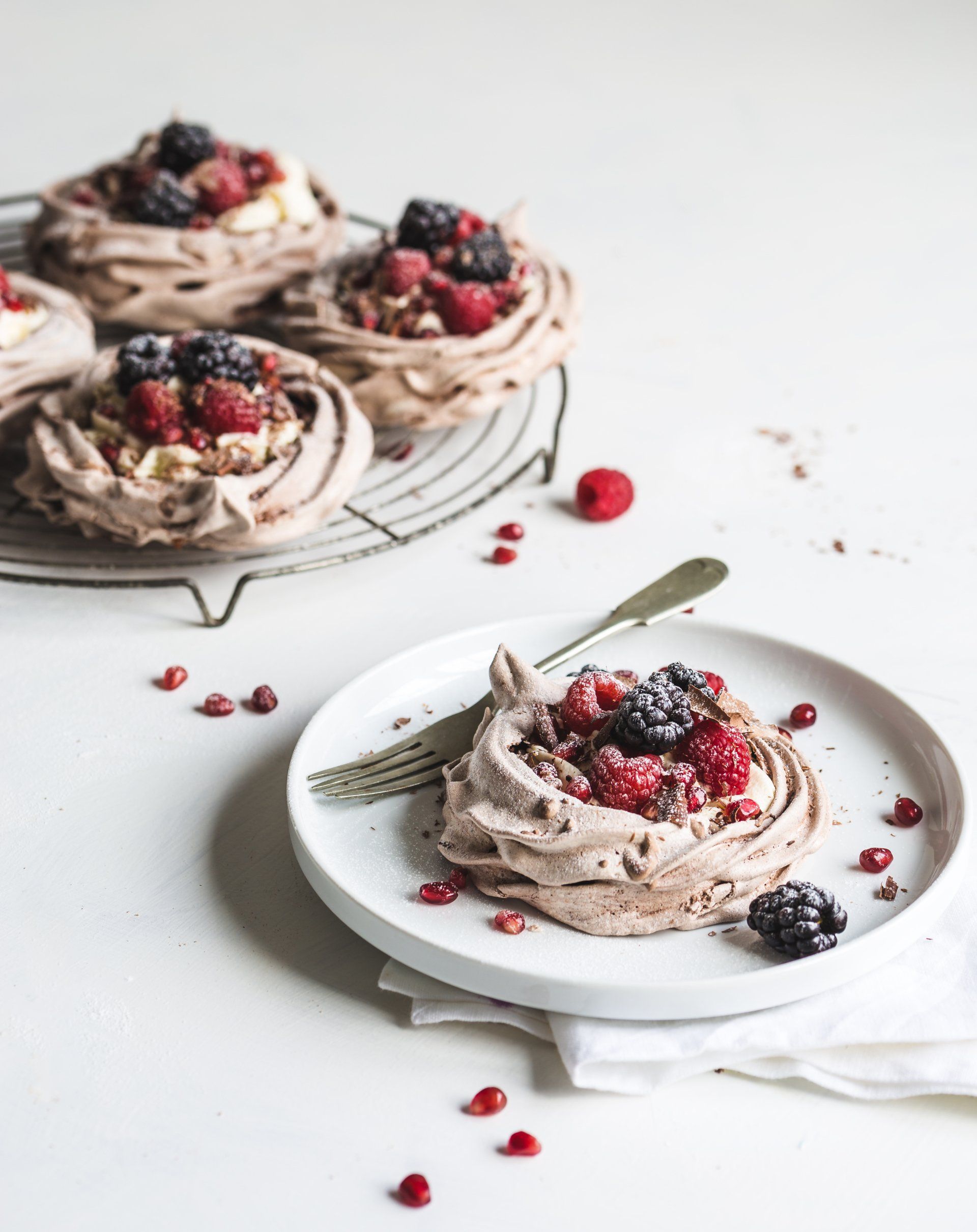 Food photography – Meringues