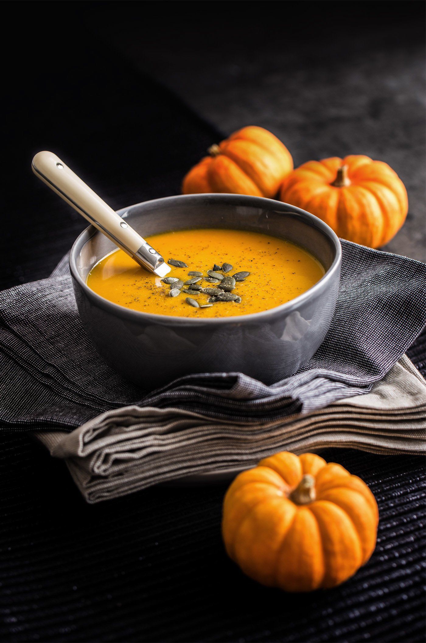 Food photography – Pumpkin soup