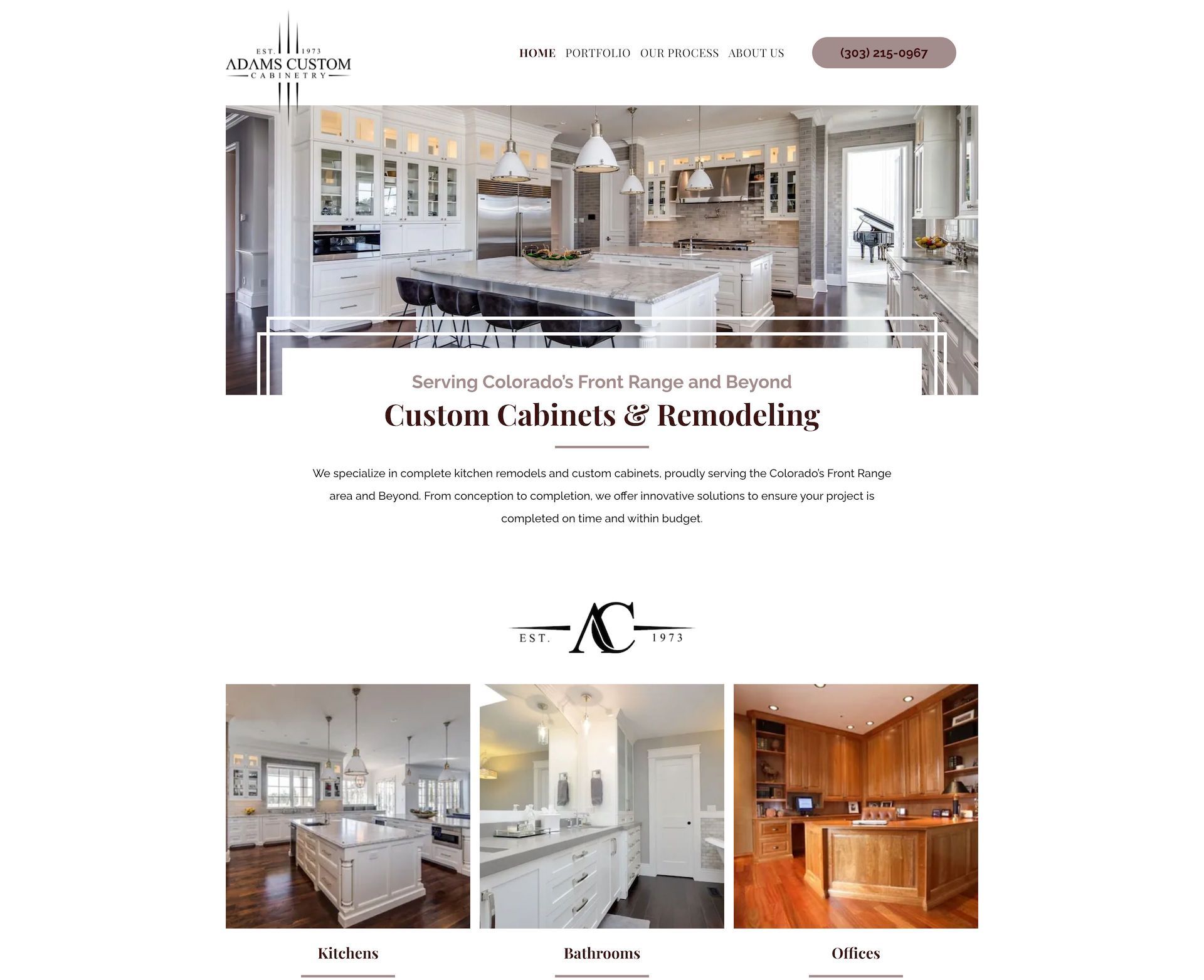 Adams Custom Cabinetry