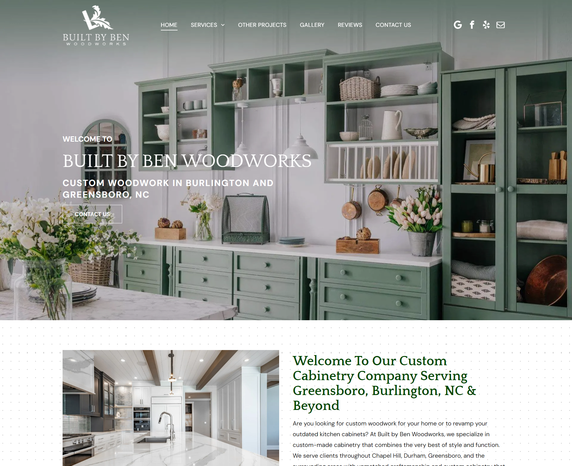 Engage Portfolio Built by Ben Woodworks