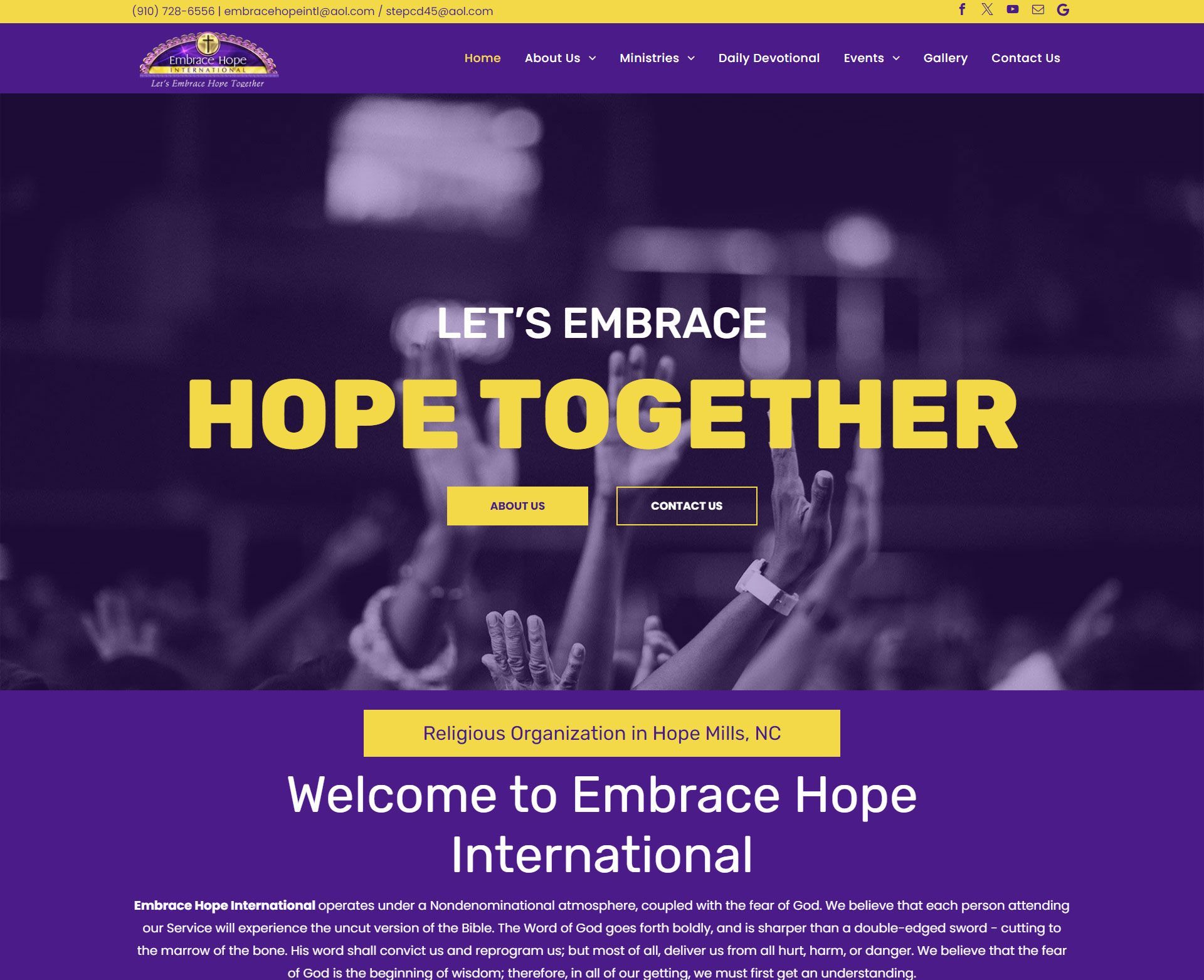 Engage Portfolio Embrace Hope International
