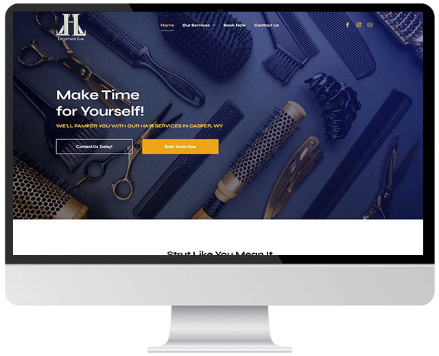 Engage website portfolio Beauty/Spa