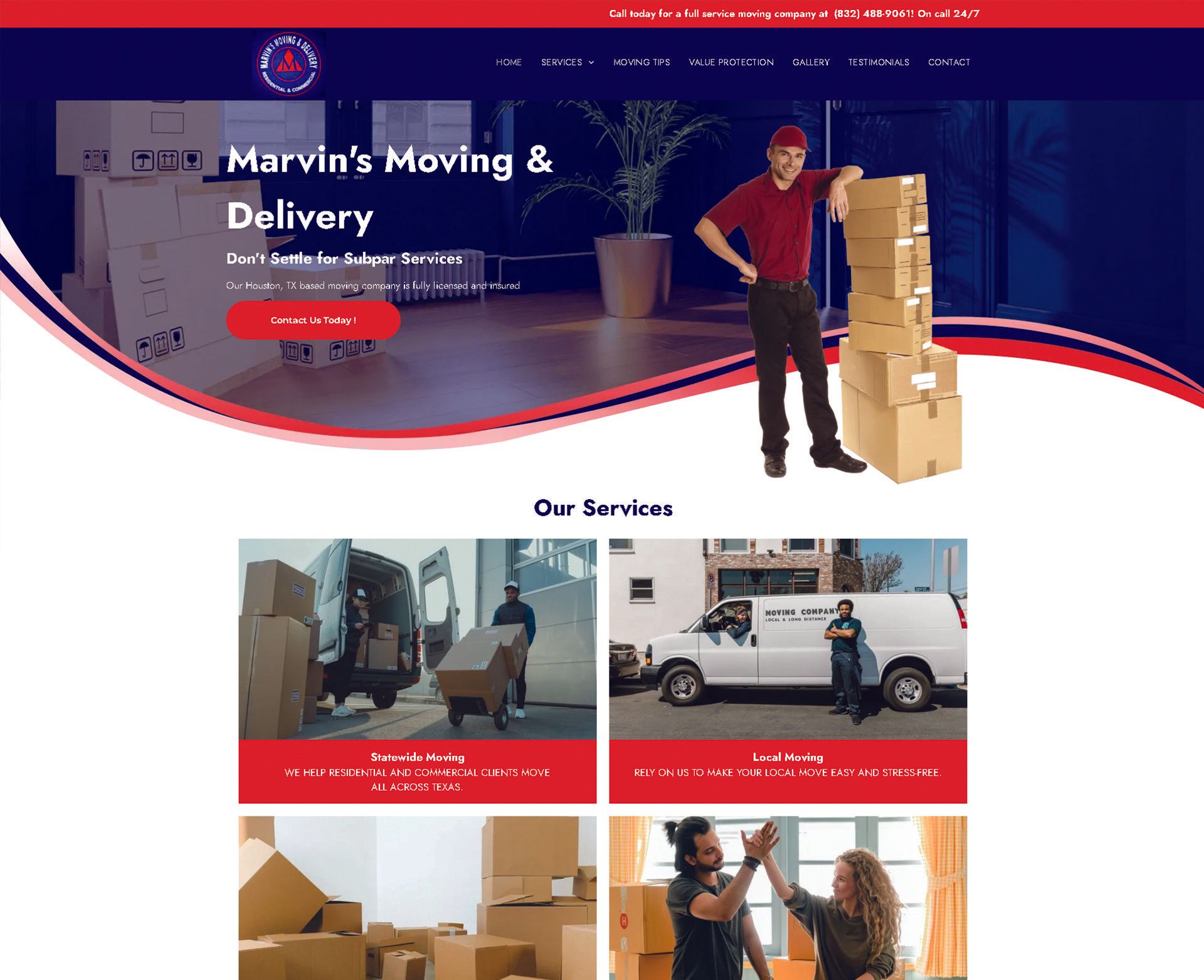 Engage Portfolio Marvin's Moving & Delivery