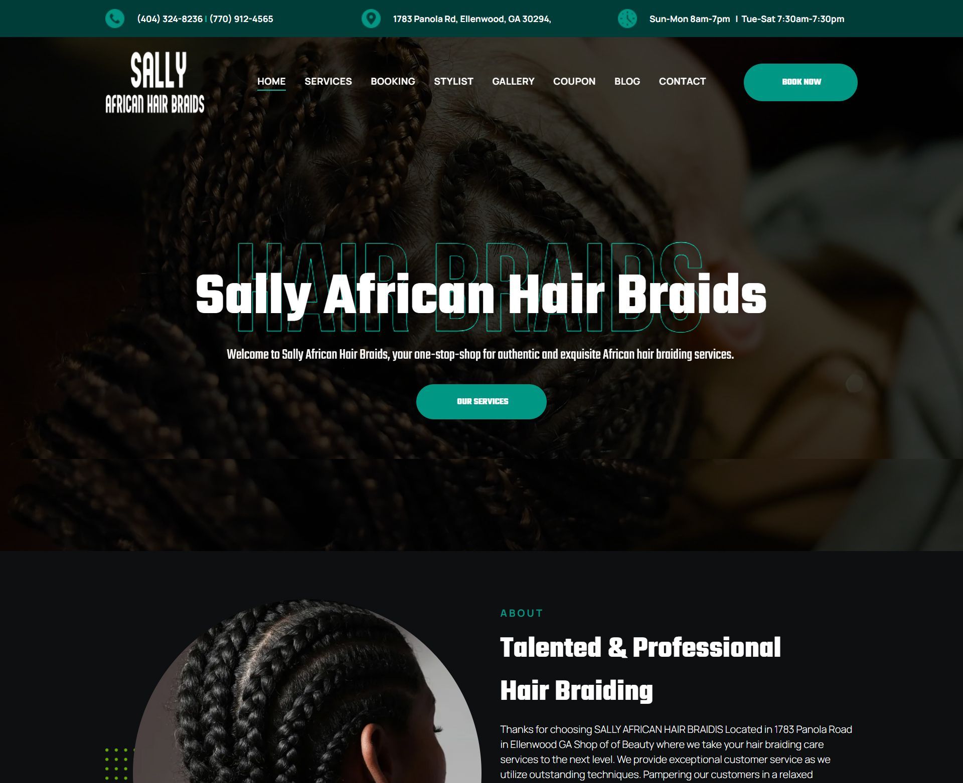 Sally African Hair Braids