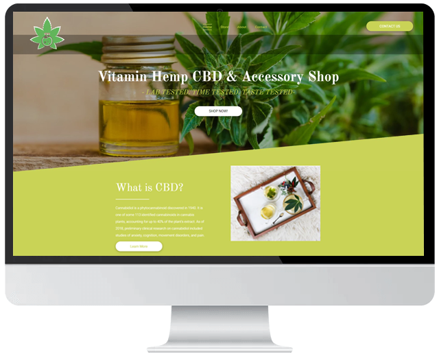 Engage website portfolio Cannabis/CBD