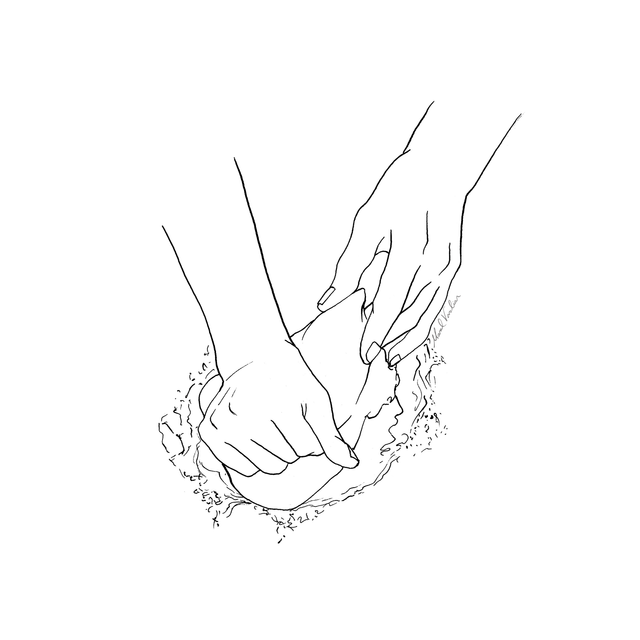 Hands Baking