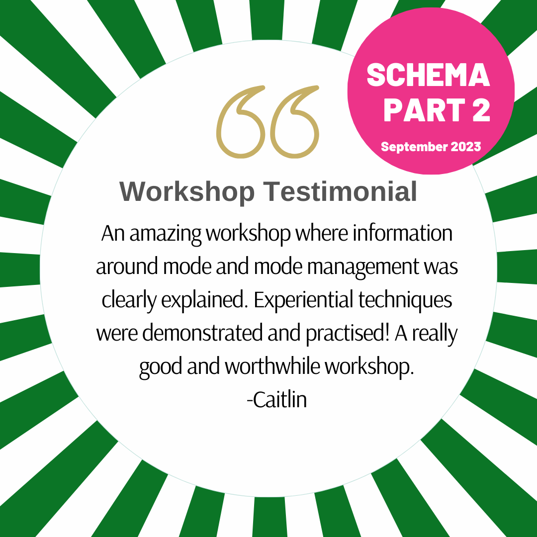 schema therapy workshop testimonial 1