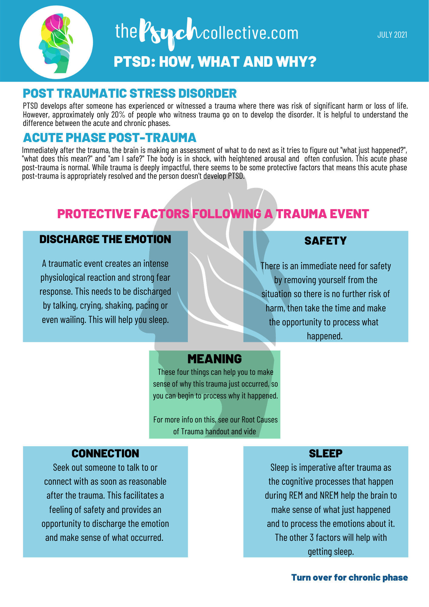 PTSD: How, What and Why? handout