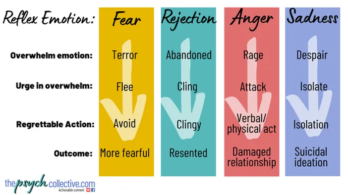 reflex emotion chart