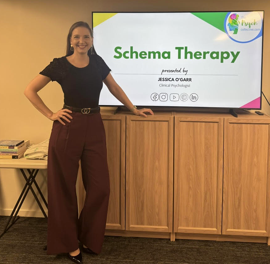 Jess O'Garr conducting a Schema Therapy workshop.