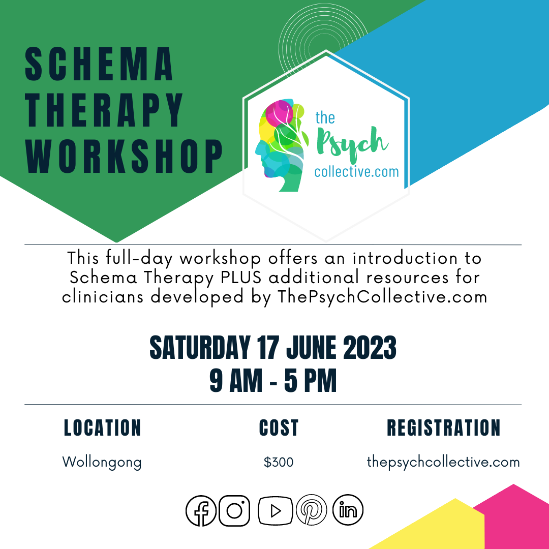 schema therapy workshop on June 2023