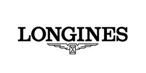 Das Longines-Logo befindet sich auf einem weißen Hintergrund.