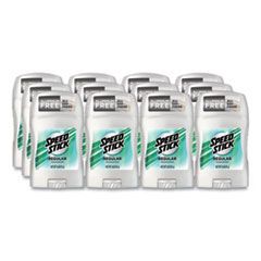 A pack of speed stick deodorant for men.