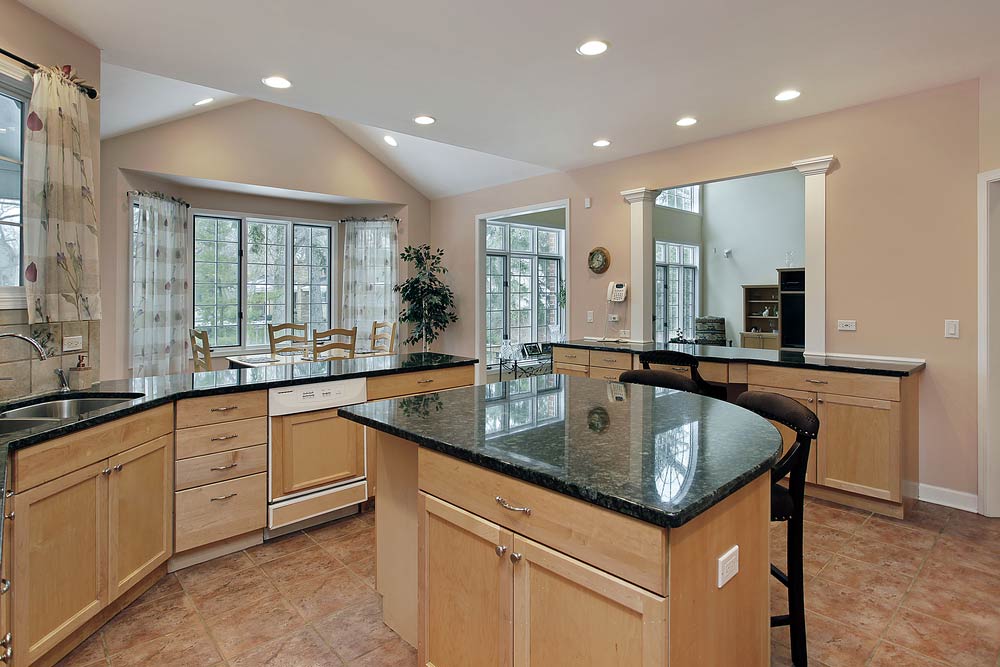 Kitchen With Downlights