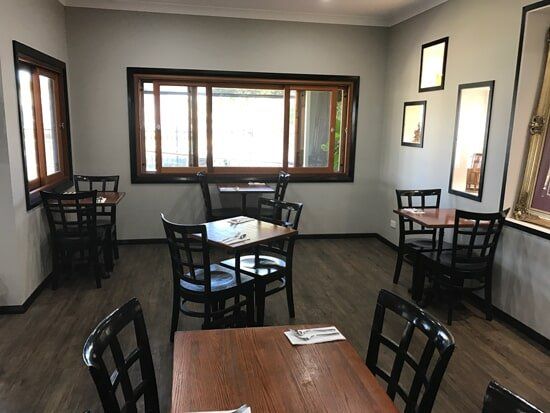 Wylde Bean Cafe Dining Tables — Construction & Renovation Services in Dubbo, NSW