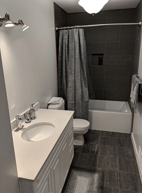 modern compact wahroom cum bathroom