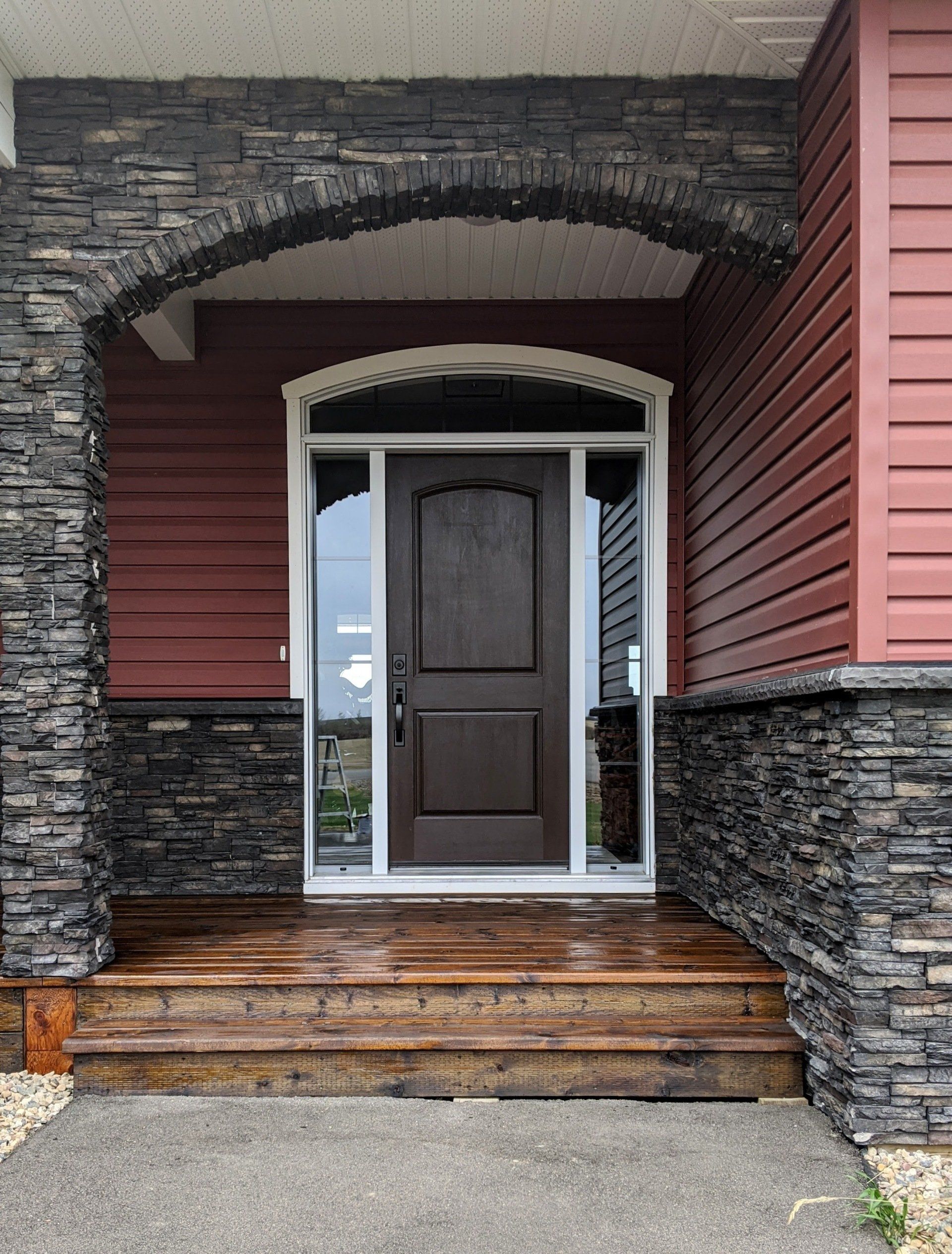 exterior, house patio and door modern design