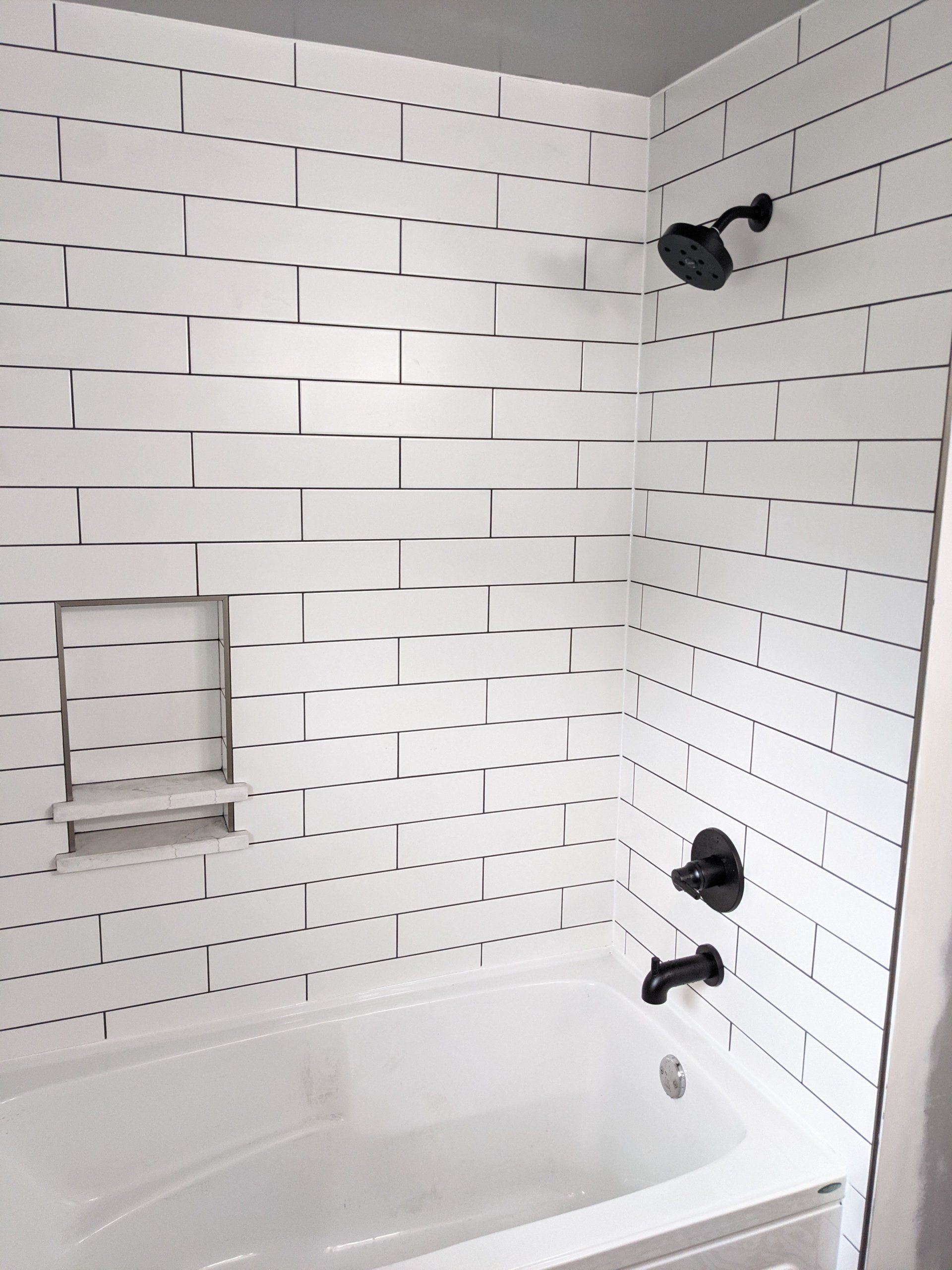 bathroom fitting with bathtub