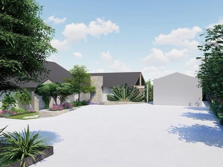 House with Trees and Bushes — North Wollongong, NSW — East Scape Studio