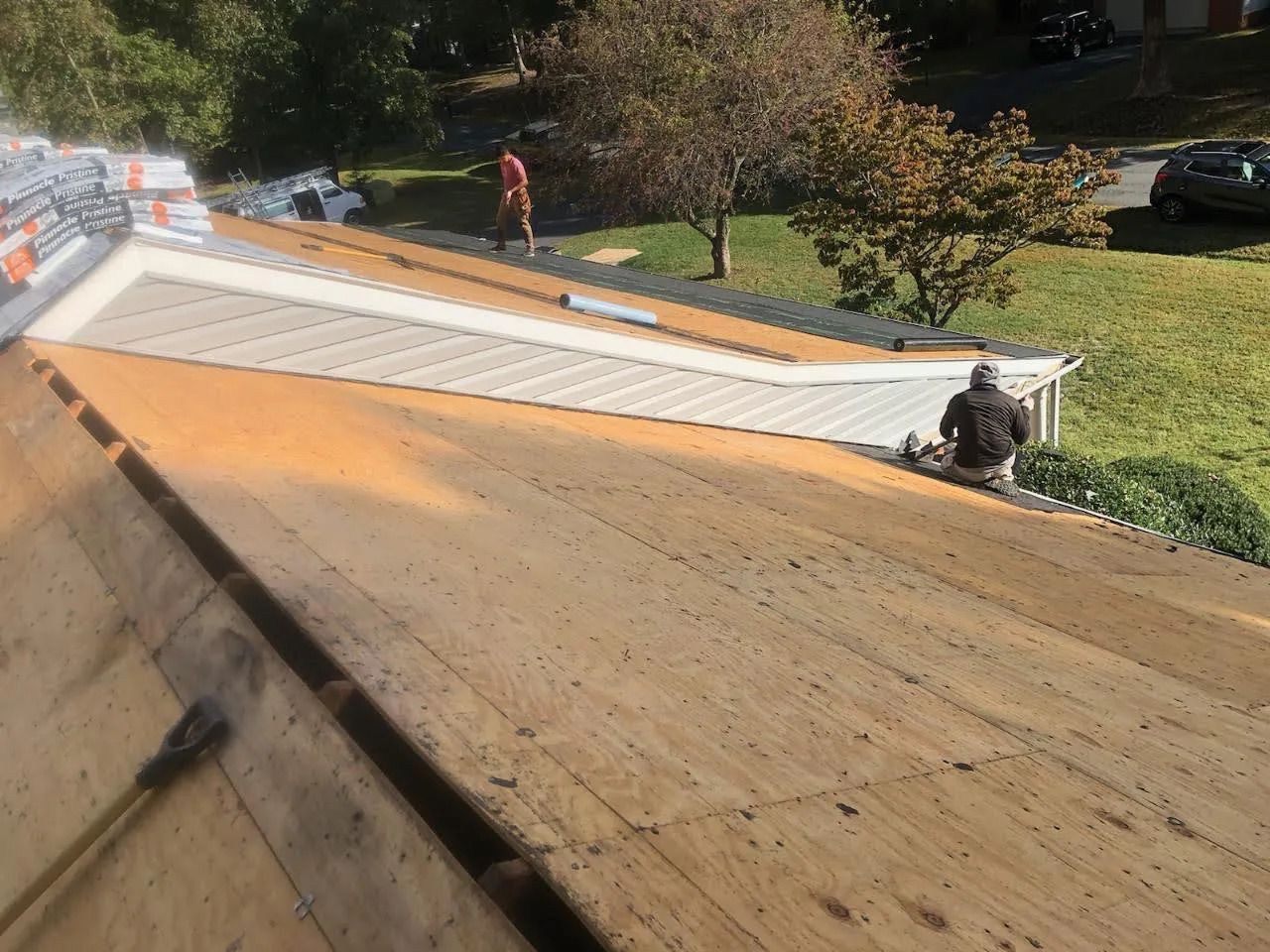 Roofing Replacement in Progress