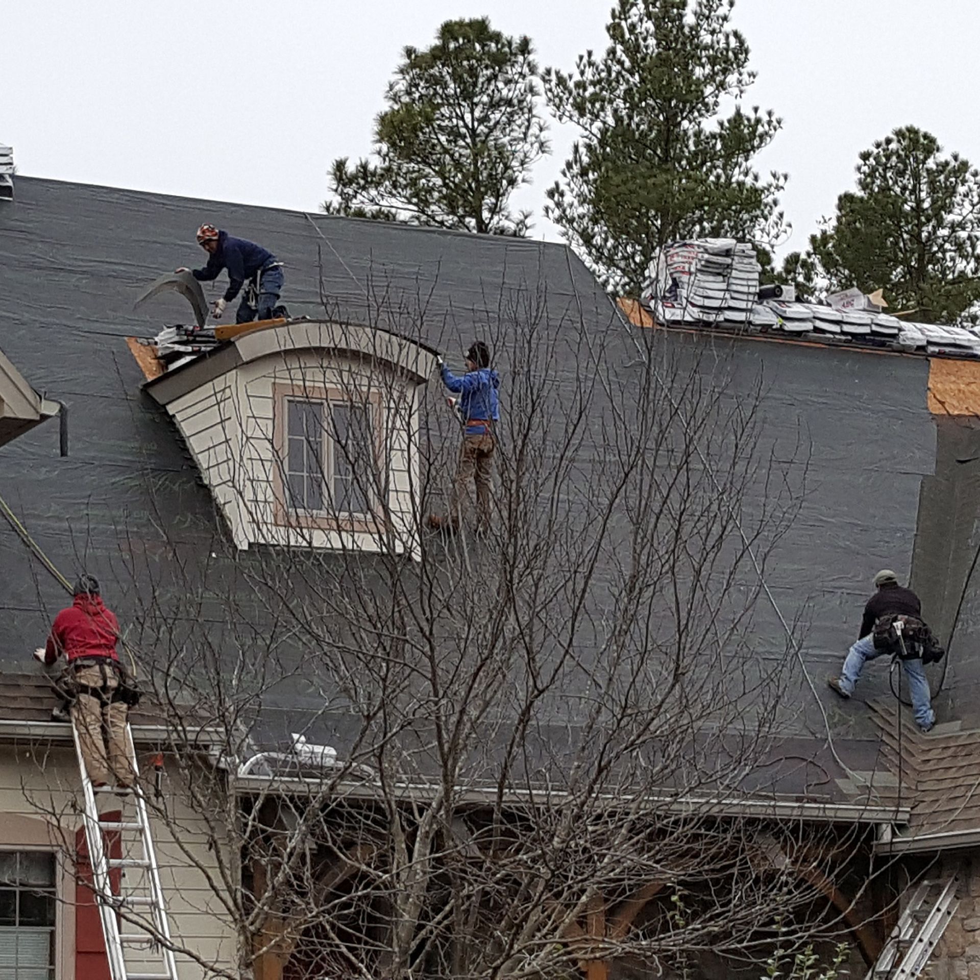 Installing Roof
