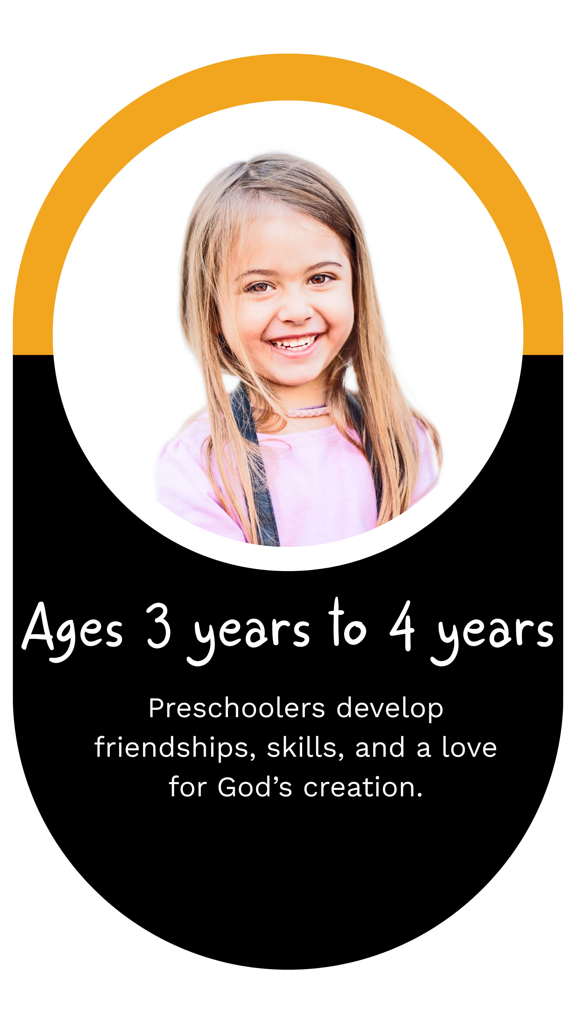 Child on a blue potty; text