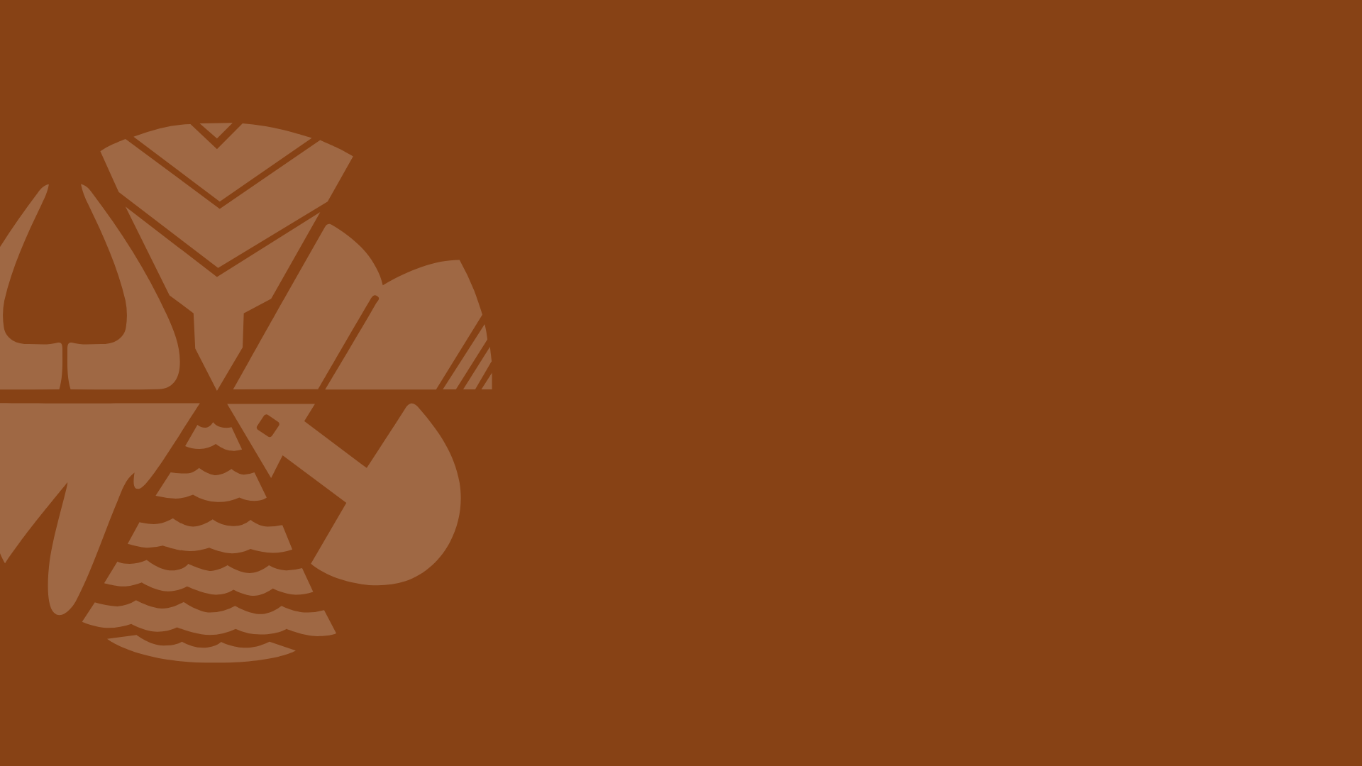 A brown background with a silhouette of a bird on it.