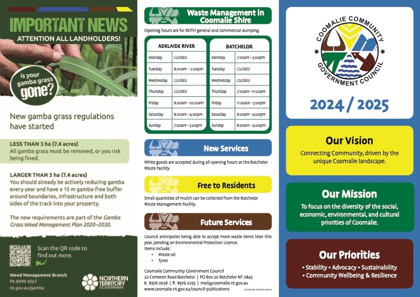 A brochure with important news written on it