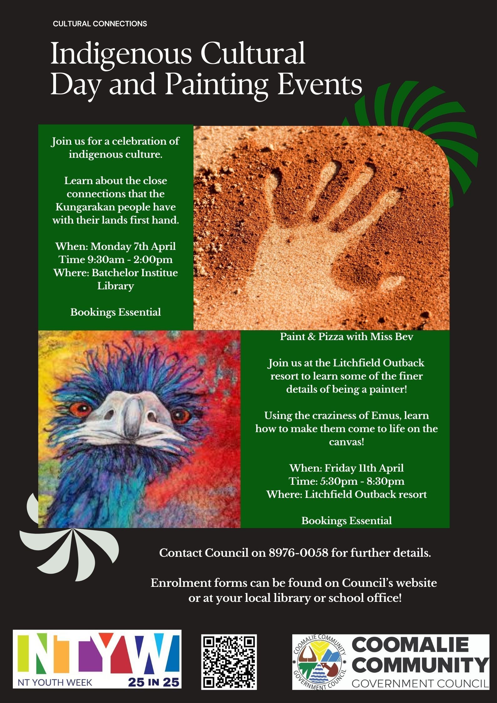 A poster for a Youth Week April 7 - 11