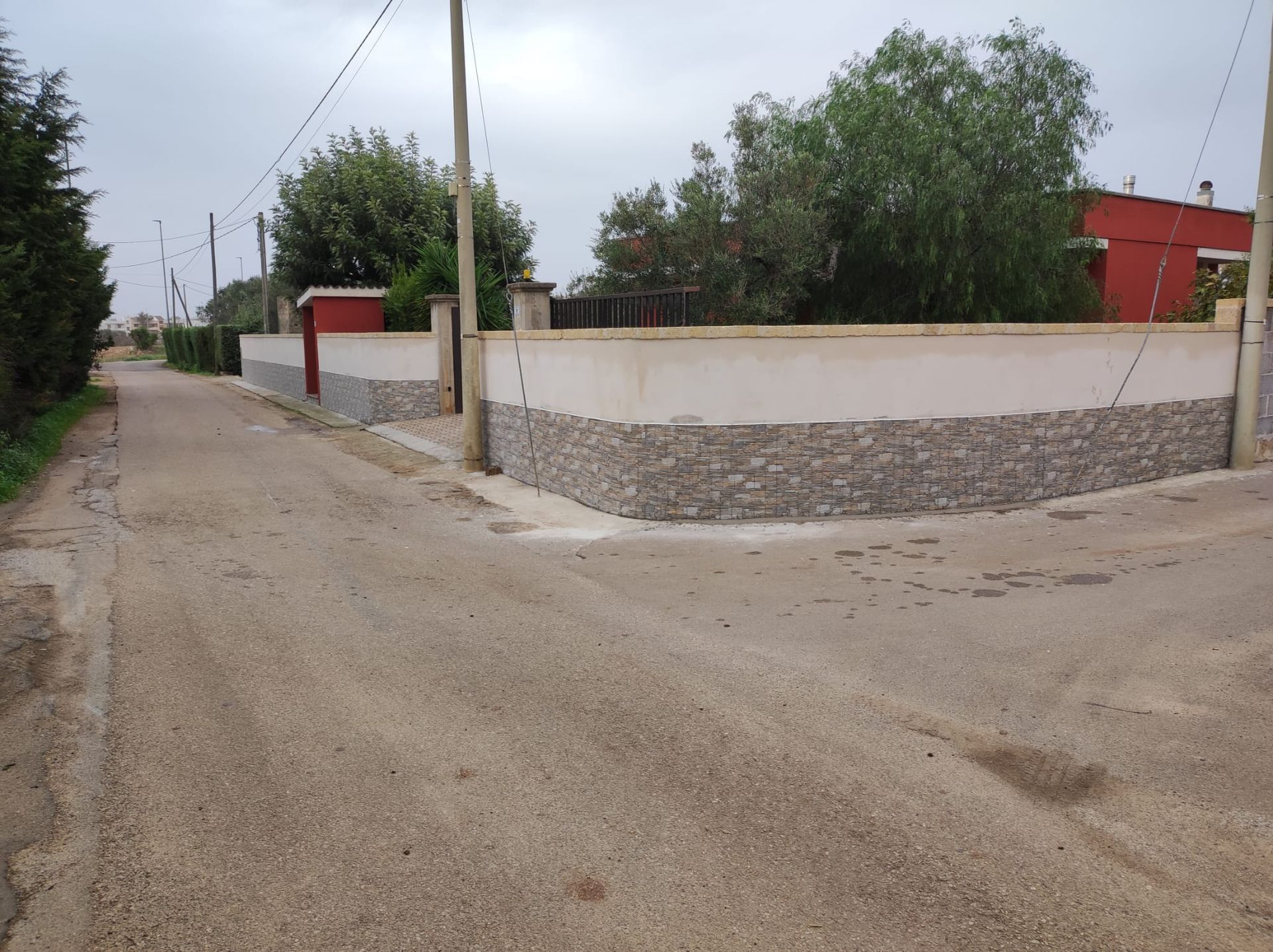 Rifacimento muretto esterno